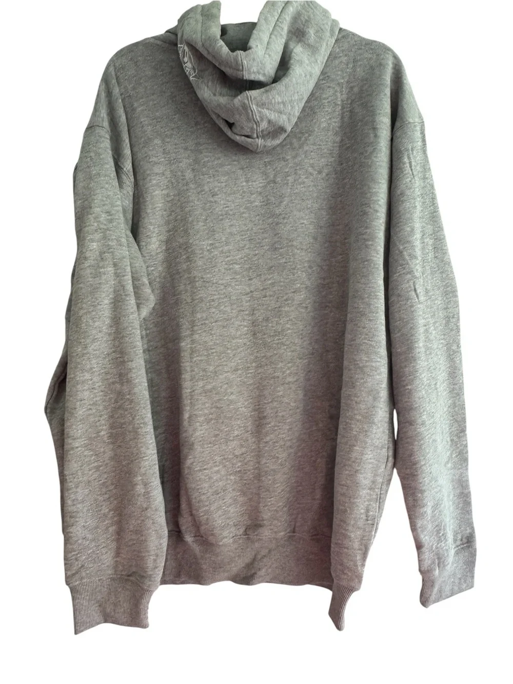 Wrangler Men’s Graphic Pullover Hoodie Heather Grey Steerhead Bull Logo Sz XXL